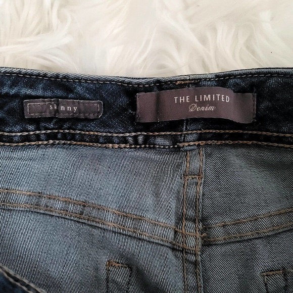 The Limited Skinny Regular Jeans Woman's Size 6R Patchwork denim Jeans Stretch - Picture 5 of 11